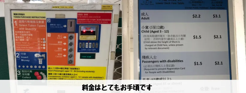 Star Ferry（天星小輪） - 料金