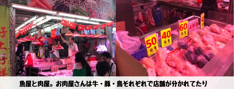 富康花園商場 - 魚屋・肉屋